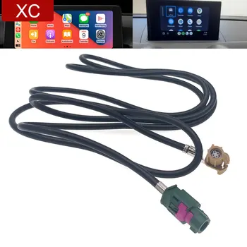 4-контактный автомобильный радиоприемник Carplay HSD Экран MMI Монитор Установка Жгута проводов Кабель-адаптер для VW Audi Android Auto