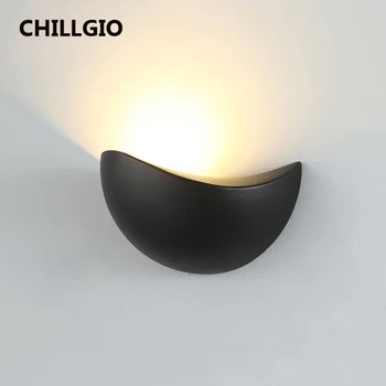 Водонепроницаемый уличный настенный светильник CHILLGIO, современное украшение дома, художественное бра для спальни, светильники, Современный алюминиевый внутренний колпак, светодиодный светильник