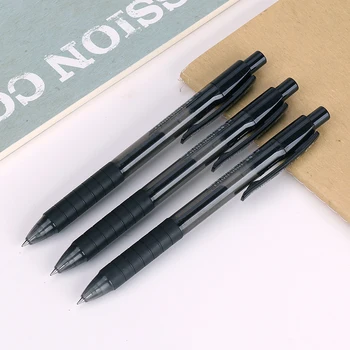 Ручка для подписи Deli 0,5 мм, Гелевая ручка с черными красными чернилами, Канцелярские принадлежности, высококачественная ручка, принадлежности для школьников, канцелярские принадлежности для письма