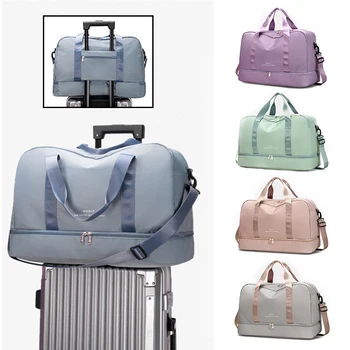Сумки AOTTLA Для женщин, нейлоновые Новые Багажные сумки для женщин, сумка через плечо, Мужская дорожная сумка, Повседневная женская модная сумка