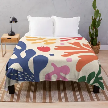 Matisse pattern_2 Пледы, модные одеяла для дивана