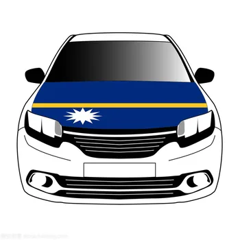 Флаги Науру, крышка капота автомобиля, 3,3x5ft /5x7ft, 100% полиэстер, баннер на капоте автомобиля