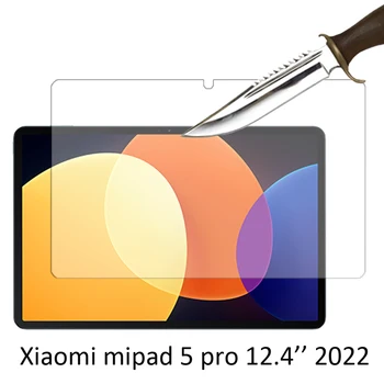 для Xiaomi Mi Pad 5 pro 12,4 ‘2022 Протектор экрана из закаленного стекла для планшета Xiaomi Защитная пленка твердостью 9H