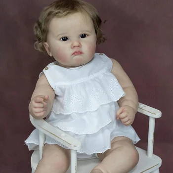 60 см, реалистичная принцесса Шарлотта, высококачественная ручная краска, несколько слоев с видимыми прожилками для детских подарков
