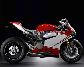 Обвес ABS для Ducati 1199 1199S 2012-2014 899 12-14, красно-белый мотоциклетный обтекатель вторичного рынка (литье под давлением)