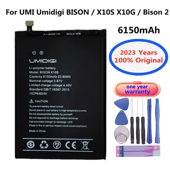 2023 Новый Оригинальный Аккумулятор Для UMI Umidigi BISON X10S X10G/Bison 2 Bison2 6150mAh Высококачественный Аккумулятор Bateria В наличии + Инструменты