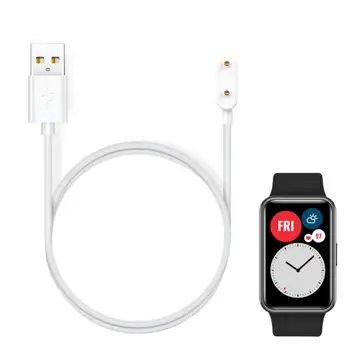 Провод зарядного устройства для смарт-часов Huawei Watch Fit/Huawei Band 6/6 Pro USB, магнитное быстрое зарядное устройство, защита от тока, Универсальный кабель