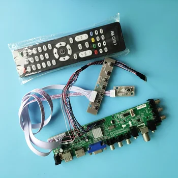 Комплект для контроллера сигнала B156HB01 V0 1920X1080 HDMI AV LED USB VGA TV DVB-T DVB-T2 плата цифровая 40pin 15,6 