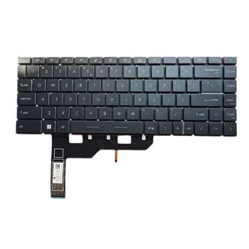 Новая американская клавиатура Для MSI GE66 Raider MS-1541 GS66 GP66 Stealth MS-16V Черного/Серого Цвета С подсветкой