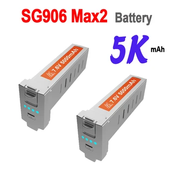 ZLL SG906 MAX2 Battery 4K Профессиональный Дрон Черный 7,6 В 5000 мАч SG906Max2 Оригинальный Аккумулятор Max2 Аксессуары Для Дрона Запасная Батарея