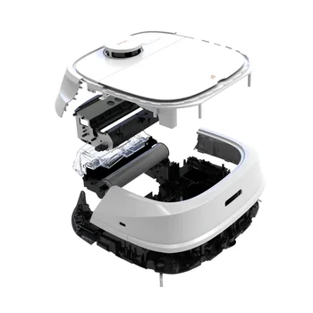 Автоматическая навигация TECBOT M1 LDS для уборки пола дома, автоматическая влажная и сухая чистка, умный робот-пылесос со шваброй, самоополаскивающийся