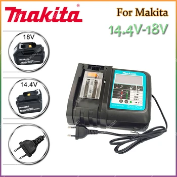 14,4 В/18 В Литий-ионный Аккумулятор ЖК-экран Зарядное устройство для Makita 14,4 В/18 В 3A BL1830 BL1815 BL1430 DC14SA DC18SC DC18RC с USB-портом