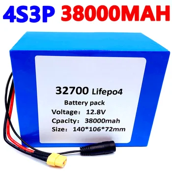 32700 Lifepo4 Batterij 4S3P 12,8 V 38Ah 4S 40A 100A Evenwichtige Bms Voor Elektrische Boot Неисправный источник питания 12V