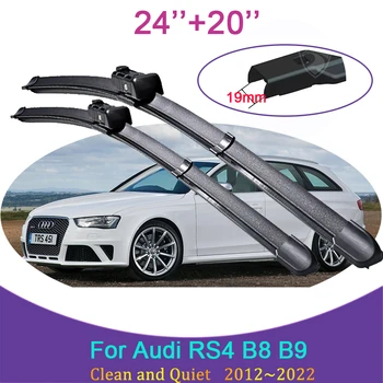 для Audi RS4 B8 B9 Typ 8W 8K 2012 ~ 2022 2018 2019 Бескаркасные Резиновые Дворники Для Очистки Лобового Стекла От Снега Автомобильные Аксессуары
