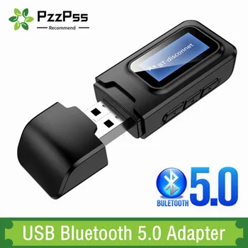 USB Bluetooth 5,0 Аудиоприемник Передатчик 3,5 мм AUX Разъем RCA Беспроводной Адаптер USB-ключ Без драйвера Для телевизора, автомобильного ПК, Наушников