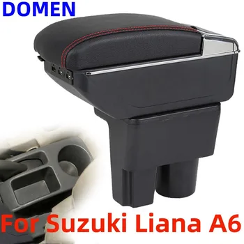 Новинка для Suzuki Liana A6 подлокотник коробка Оригинальный специальный центральный подлокотник коробка модификация аксессуары Двухслойная USB зарядка