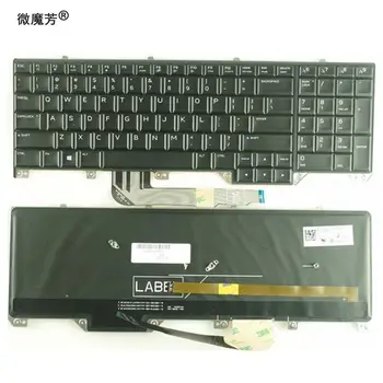 Американская черная новая английская клавиатура для Dell Alienware M17 17 R4 R5 с подсветкой