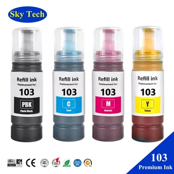 SKY Premium Refill Ink 103, Совместимый Для принтера Epson EcoTank L1110 L3100 L3110 L3111 L3116 L3150
