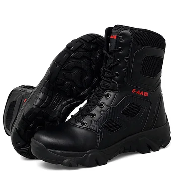 2023 Новые Мужские Тактические Ботинки, Нескользящая Военная обувь Для Мужчин, Дышащие Армейские ботинки, Мужские Ботинки С боковой Молнией, Бесплатная Доставка