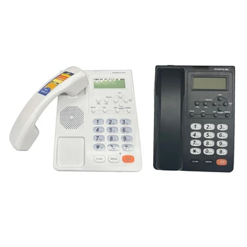 Телефон на английском языке с функцией отключения звука/повторного набора/ вспышки для бизнеса и домашнего использования Y9RF