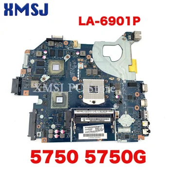 XMSJ Для P5WE0 LA-6901P Acer Aspire 5750 5750G 5755G Материнская плата Ноутбука PC PN MBBYK02001 Разъем PGA989 DDR3 HM65 GT630M графический процессор 2G