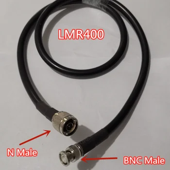 Кабель LMR-400 от штекера к штекеру BNC, радиочастотный коаксиальный антенный кабель с косичкой, соединительный кабель LMR400