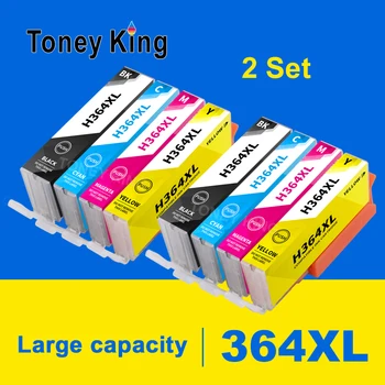 Чернильный картридж Toney King 364XL 364 XL, совместимый для HP Photosmart eStation C510 C510a Plus All-In-One B209 B209a B209b B209c