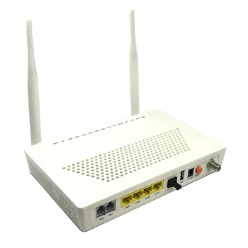 Регулятор модуляции волокна WIFI GPON/2.5G FTTO Light Cat Регулятор одиночного порта 1000M LAN 2TEL + 4EF + 1GPON + 1USB + CATV + 2.4GWIFI OLT