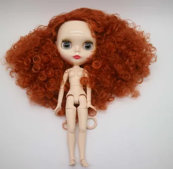 Кукла Блит в обнаженном виде, кукла с совместным телом, кукла с вьющимися волосами, фабричная кукла, подходящая для DIY 1228