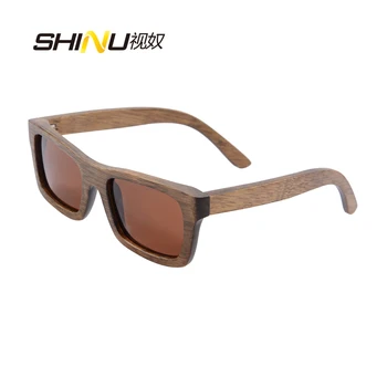 Солнцезащитные очки ручной работы из бамбукового дерева в квадратной деревянной оправе, поляризованные солнцезащитные очки для любителей унисекс, модные очки Gafas De Sol