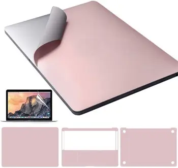 Защитная виниловая наклейка с полной обложкой из розового золота для MacBook air (13 дюймов, A1931 A1932 A2179 A2337)
