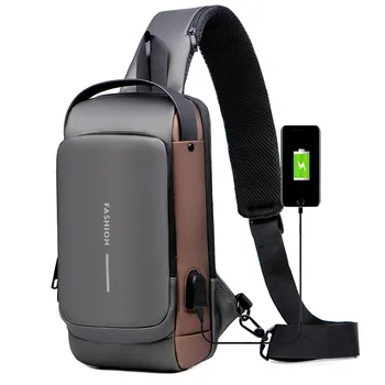 Сумка-мессенджер для путешествий, мужская сумка на плечо, модная роскошная водонепроницаемая сумка через плечо, дизайнерская сумка с защитой от кражи, нагрудный ремень для