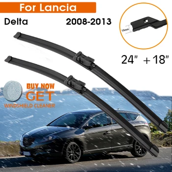 Щетка стеклоочистителя для автомобиля Lancia Delta 2008-2013, Резиновый Силиконовый Стеклоочиститель для лобового стекла, 24 