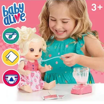Интерактивный Волшебный Миксер Hasbro Baby Alive, Куклы-Реборны, Игрушки для девочек, игрушки для кормления, Соковыжималка, Рождественские подарки для Детей
