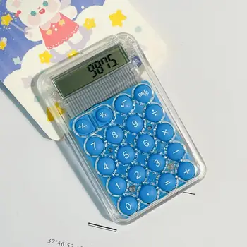 Многоцелевой яркий цветной 8-значный мини-настольный калькулятор школьных принадлежностей