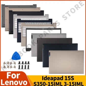 Новые Чехлы для ноутбуков Lenovo Ideapad 15S/S350-15IML/3-15IML Задняя крышка Передняя рамка Подставка для рук Нижний Корпус Ноутбука Запасные Части