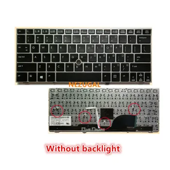 Для HP EliteBook 2170 2170P Клавиатура без подсветки 677598-001, замена клавиатуры для ноутбука, Указатель Мыши, США