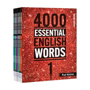 Новые 6 книг/комплект 4000 основных английских слов 1-6-го уровня IELTS, SAT, словарь основных слов английского языка