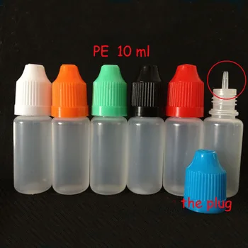 Полиэтиленовая пластиковая бутылка-капельница объемом 10 мл с защитной от детей крышкой и наконечником Пластиковая Глазная пипетка масло для сигарет жидкость для испарения