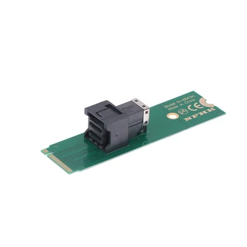 NVMe M.2 NGFF в SFF-8643 U.2 U.3 Преобразует Riser Card Адаптер твердотельного накопителя Riser Card