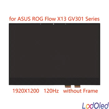 13,4 ‘FHD для ASUS ROG Flow X13 GV301QH-DS96 ЖК-экран Сенсорный Дигитайзер в Сборе без Рамки 1920X1200 120 Гц 40 Контактов