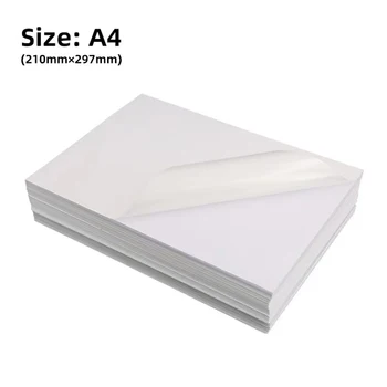 Виниловая наклейка премиум-класса, лист бумаги формата А4 для струйных принтеров, Белая виниловая наклейка, бумага для струйной печати, Персонализированные поделки