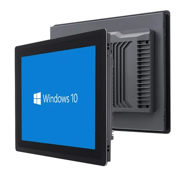 15,6-дюймовый Встраиваемый промышленный Компьютер, Мини-планшетный ПК, Универсальная панель с Емкостным сенсорным экраном для Win10 Pro WIFI RS232 COM