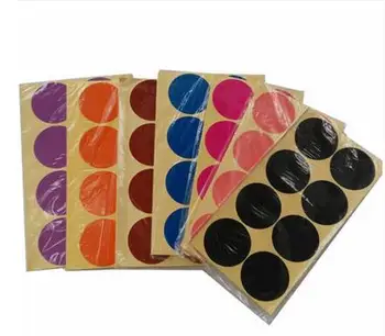 120 шт Цветных наклеек с этикетками Круглые 50x50 мм Диаметр 50 мм Мелованная бумага для обложки Бирки с уведомлением Этикетки