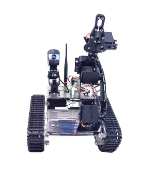 Автомобильный Комплект XiaoR Geek FPV Robot Car Kit с HD-камерой Robotic Arm для, Многофункционального Интеллектуального Танкового Шасси Robotic Vehicle, Smart Lear
