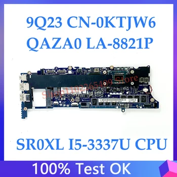KTJW6 0KTJW6 CN-0KTJW6 Материнская плата Для XPS 12 9Q23 Материнская плата ноутбука QAZA0 LA-8821P С процессором SR0XL I5-3337U 100% Полностью Протестирована В хорошем состоянии