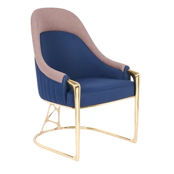 Современный роскошный обеденный стул из искусственной кожи, мягкая упаковка, обеденный стул на медной основе