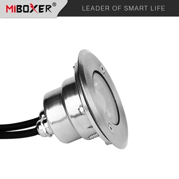 Miboxer 12V 3W 24V 5W 9W DMX512 RGBW светодиодный Подземный Светильник Водонепроницаемый IP68 DMX Усилитель сигнала Оригинальный Редактор Адресов