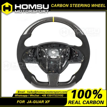 Изготовленное на заказ рулевое колесо из углеродного волокна alcantar Для jaguar 2016-2019 XF racing wheel convertible