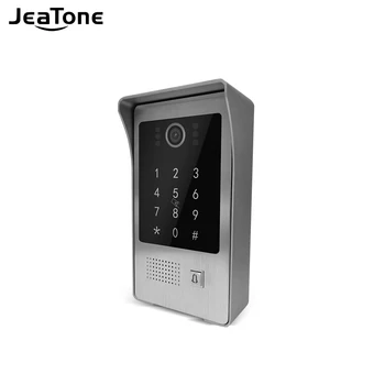 Наружная вызывная панель видеодомофона Jeatone с устройством для считывания RFID-карт и разблокировки двери клавиатурой с паролем (работает с домофоном Jeatone)